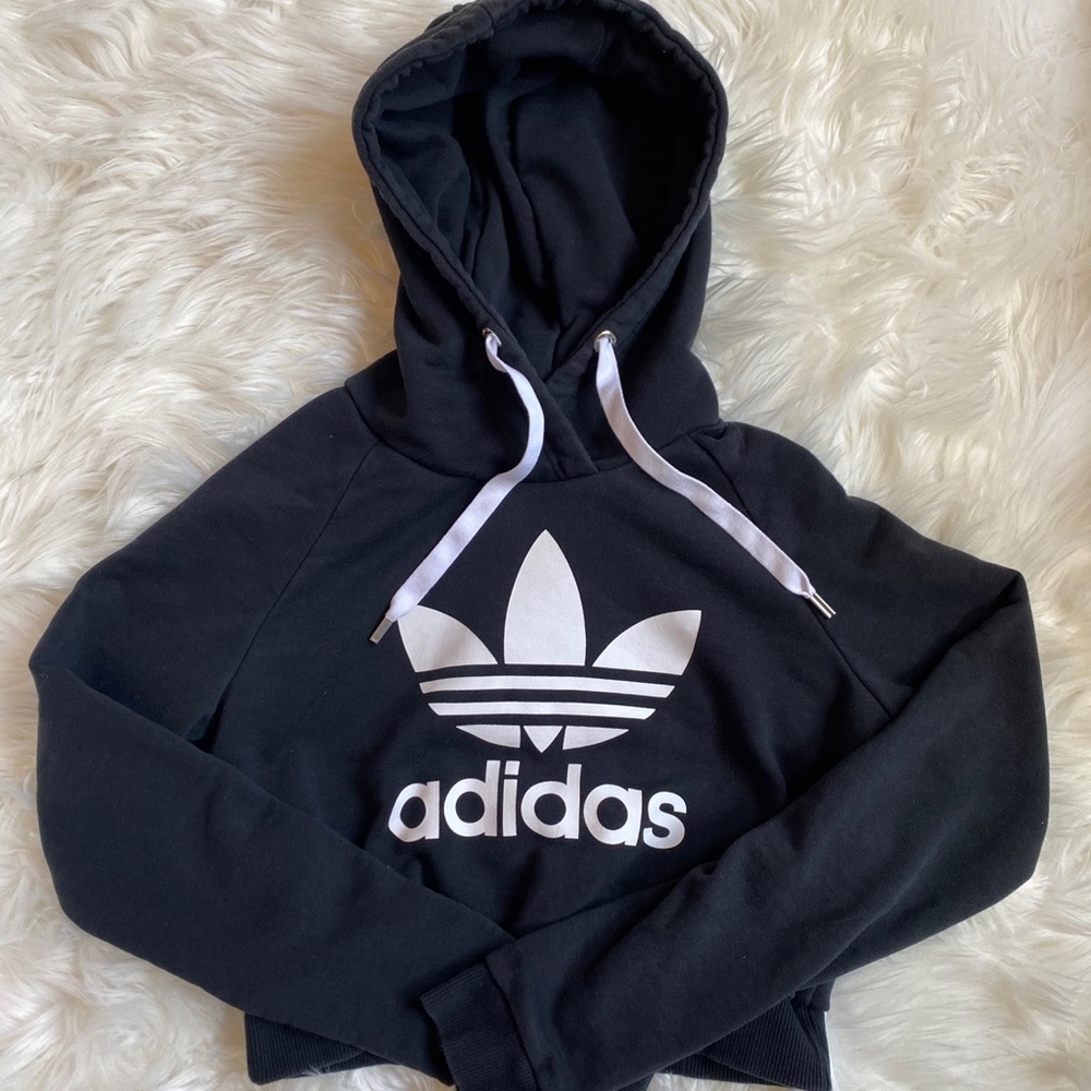Cropped Adidas Hoodie
